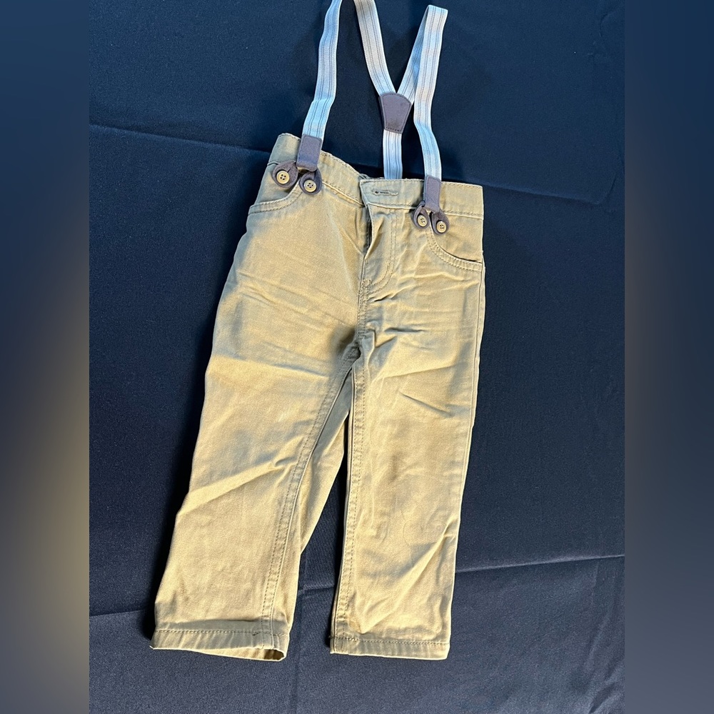 OshKosh pants w| spenders 24M